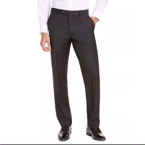Michael Kors Modern Fit Stretch Suit Dress Pants Gray 36 X 29 EUC Sharp Crease